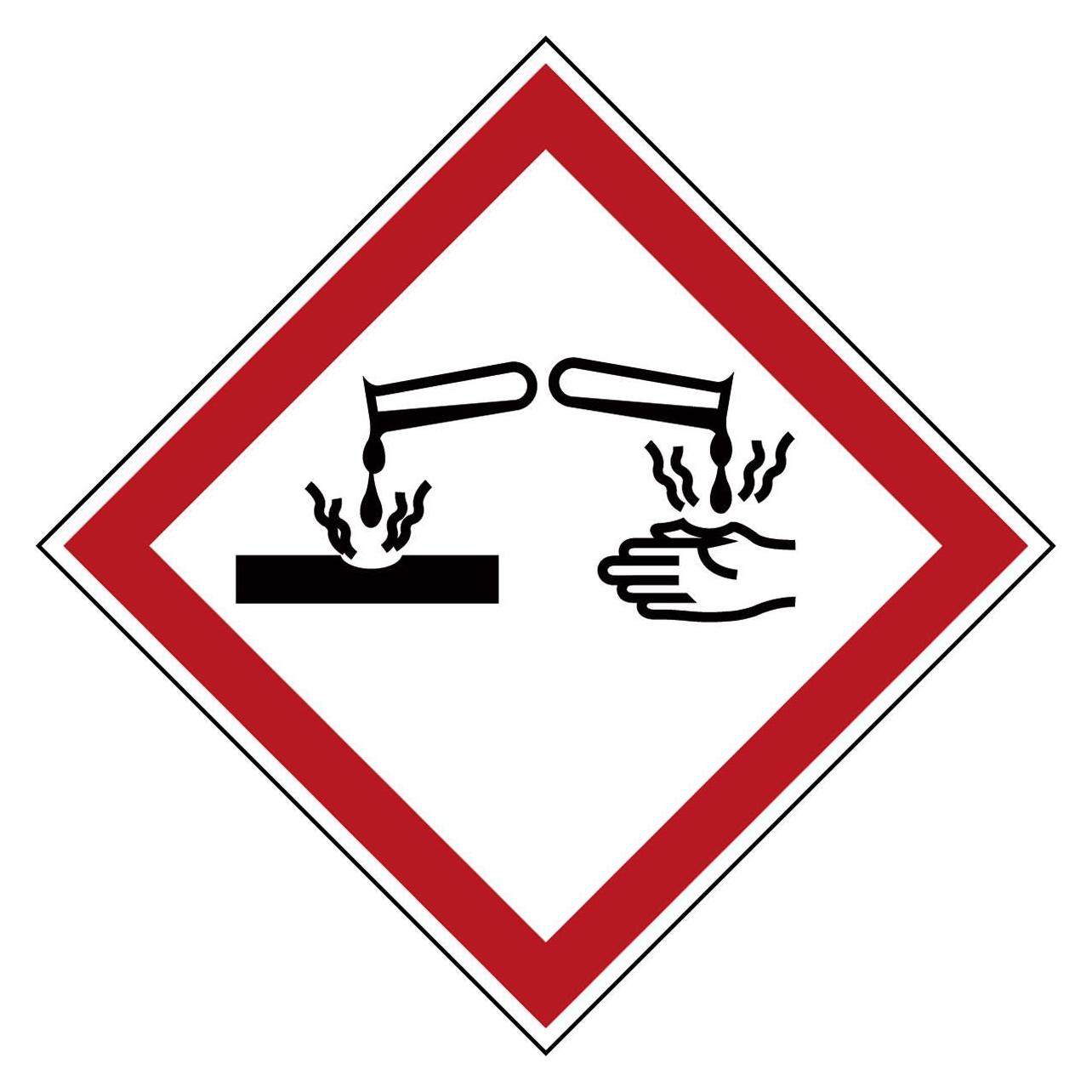 Brady GHS-Piktogramme - Ätzend (PIC 1808-100*100-B7541-CRD)