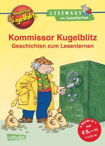 Ursel Scheffler - LESEMAUS zum Lesenlernen Sammelbände: Kommissar Kugelblitz Geschichten zum Lesenlernen - Preis vom 09.10.2026 07:28:09 h
