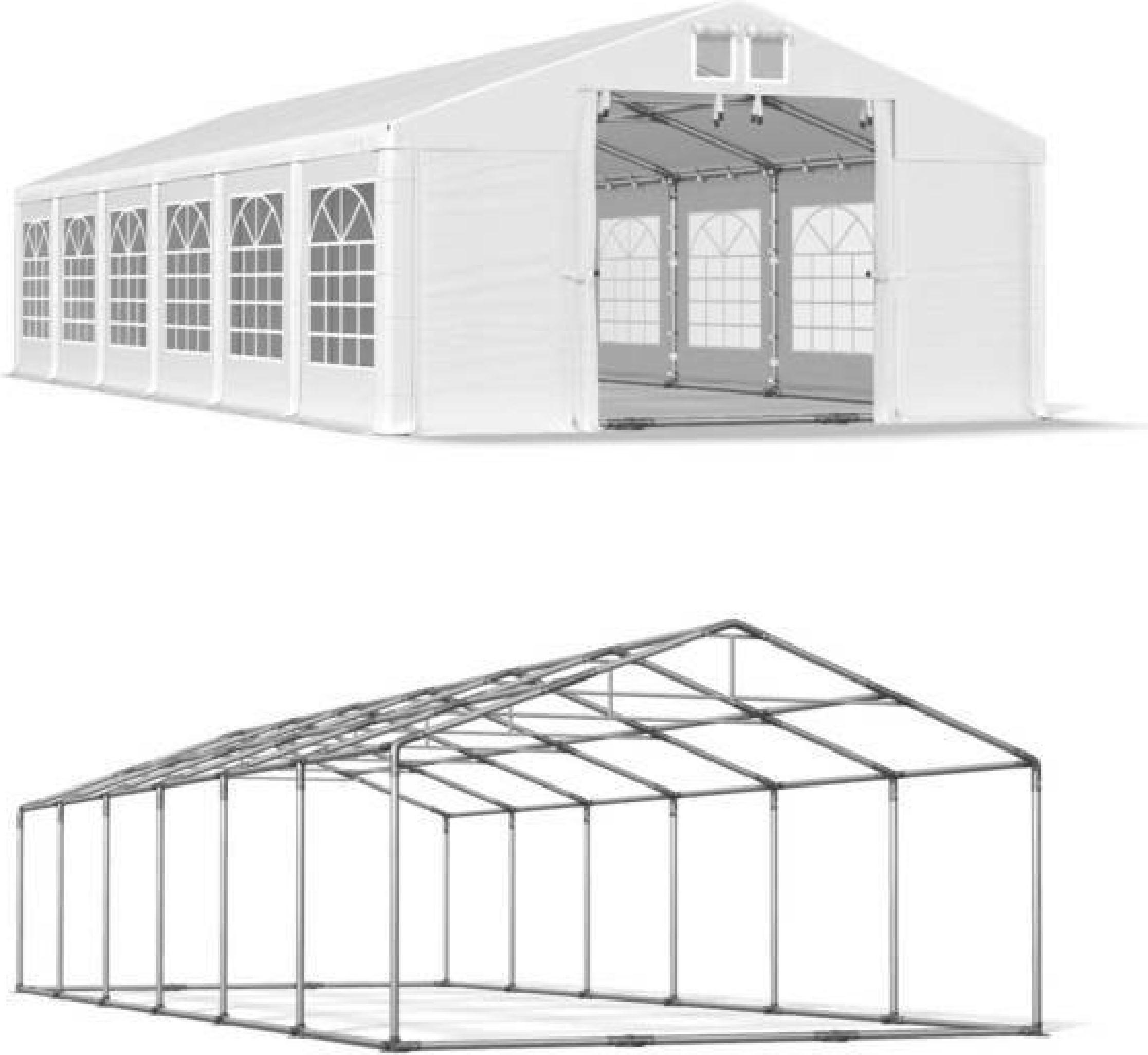 Sommer Zelt 6x12 weiß SUMMER PLUS ISD