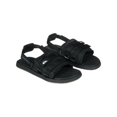 Sandale QUIKSILVER "Monkey Caged", Herren, Gr. 8(41), schwarz (schwarz 1), Obermaterial: Textil / Außensohle: Gummi., Schuhe Sandale