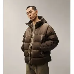 C.P. Company für Herren. 21CMOW115A006369S Braune Steppjacke (L), Lässig, Polyamid