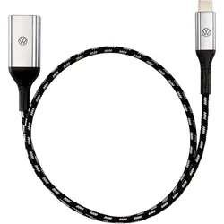 Original Volkswagen USB-Premiumkabel mit beleuchteten Volkswagen Logos 000051446...