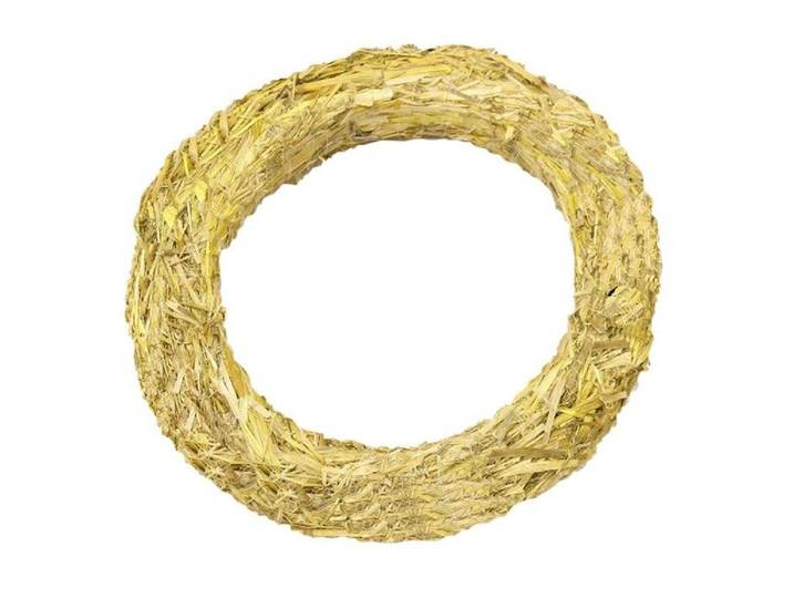 HBX Krans stro diameter 25cm naturel