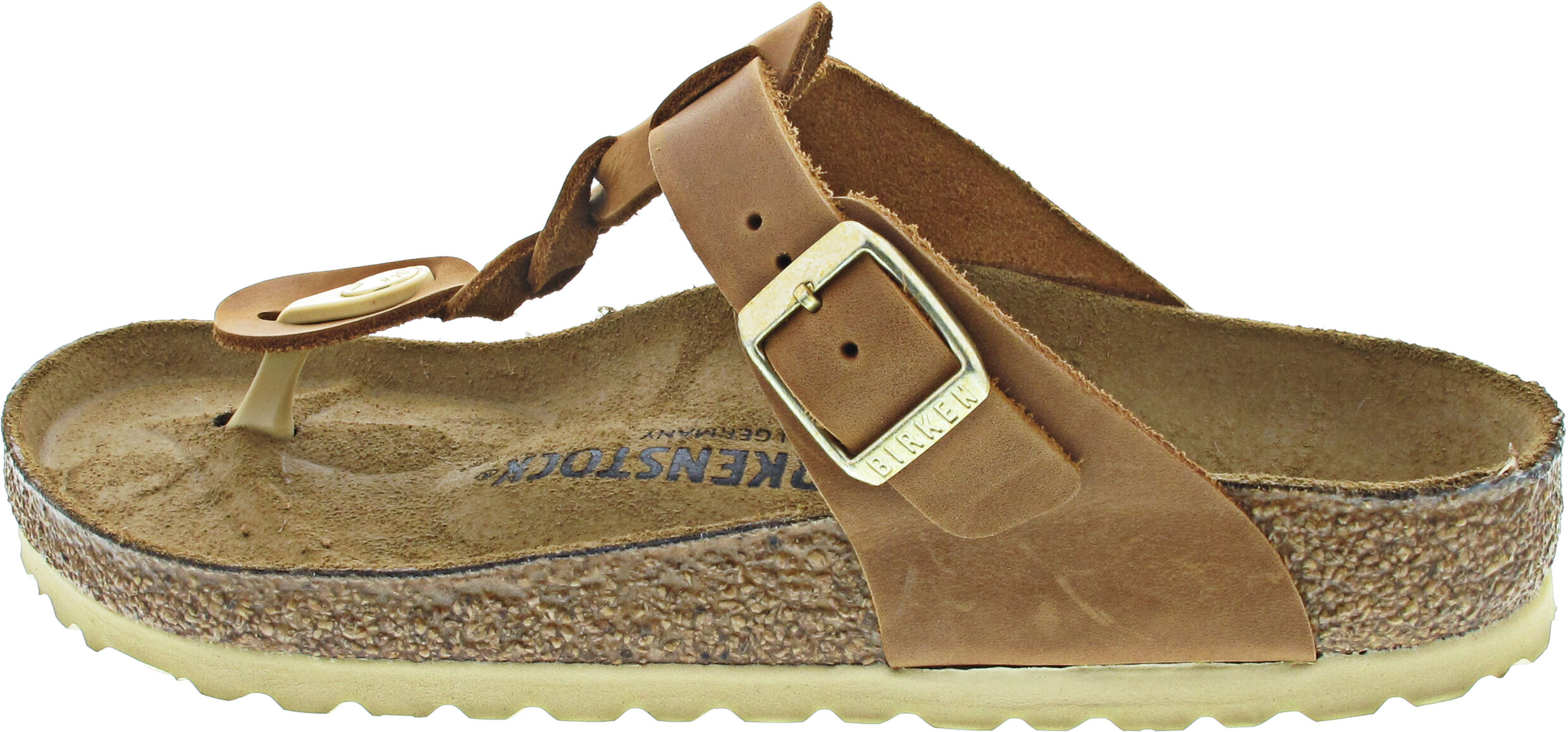Birkenstock Gizeh Braided cognac 38 female