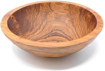 Global Crafts Hand-carved Rustic Olive Wood Bowl, Handmade in Kenya