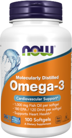 Now Omega-3 1000mg 100Caps