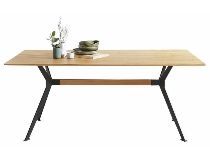 Linea Natura Esstisch 200x100 DÜSSELDORF, eiche, Massivholz