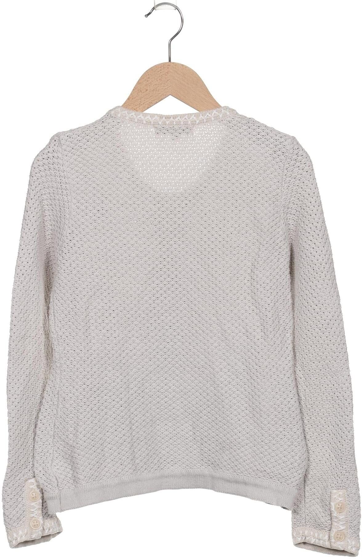Essentiel Antwerp Damen Strickjacke, Grau, Gr. S, Baumwolle - Second Hand