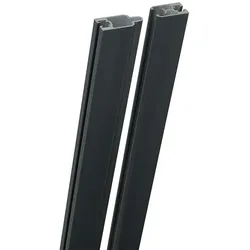 KAHRS Solid Adapterleisten, Anthrazit DB703, Set inkl. Bürstendichtung, 180 cm Länge