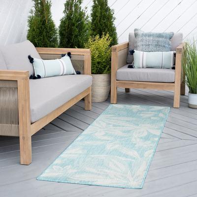 Alise Rugs Exo Coastal Floral Indoor/Outdoor Area Rug