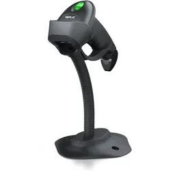 Aplic Handscanner Wireless Barcode Scanner 2.4 GHz 1D 2D, 2000 mAh, inkl. Standfuß