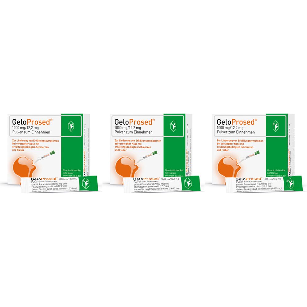 Geloprosed ZUM Einnehmen Dreierpack 3x10 St Pulver