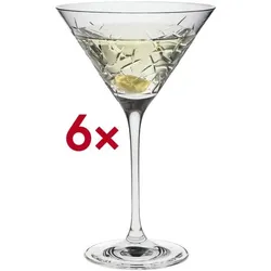 Rona Martiniglas Somerset Martini 39313 Cumberland 210 ml ungeeicht 6 Stück transparent, 18.3 cm