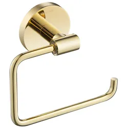 OLTENS Gulfoss Toilettenpapierhalter beweglich ohne Deckel, Accessoires, 81103800, gold glänzend