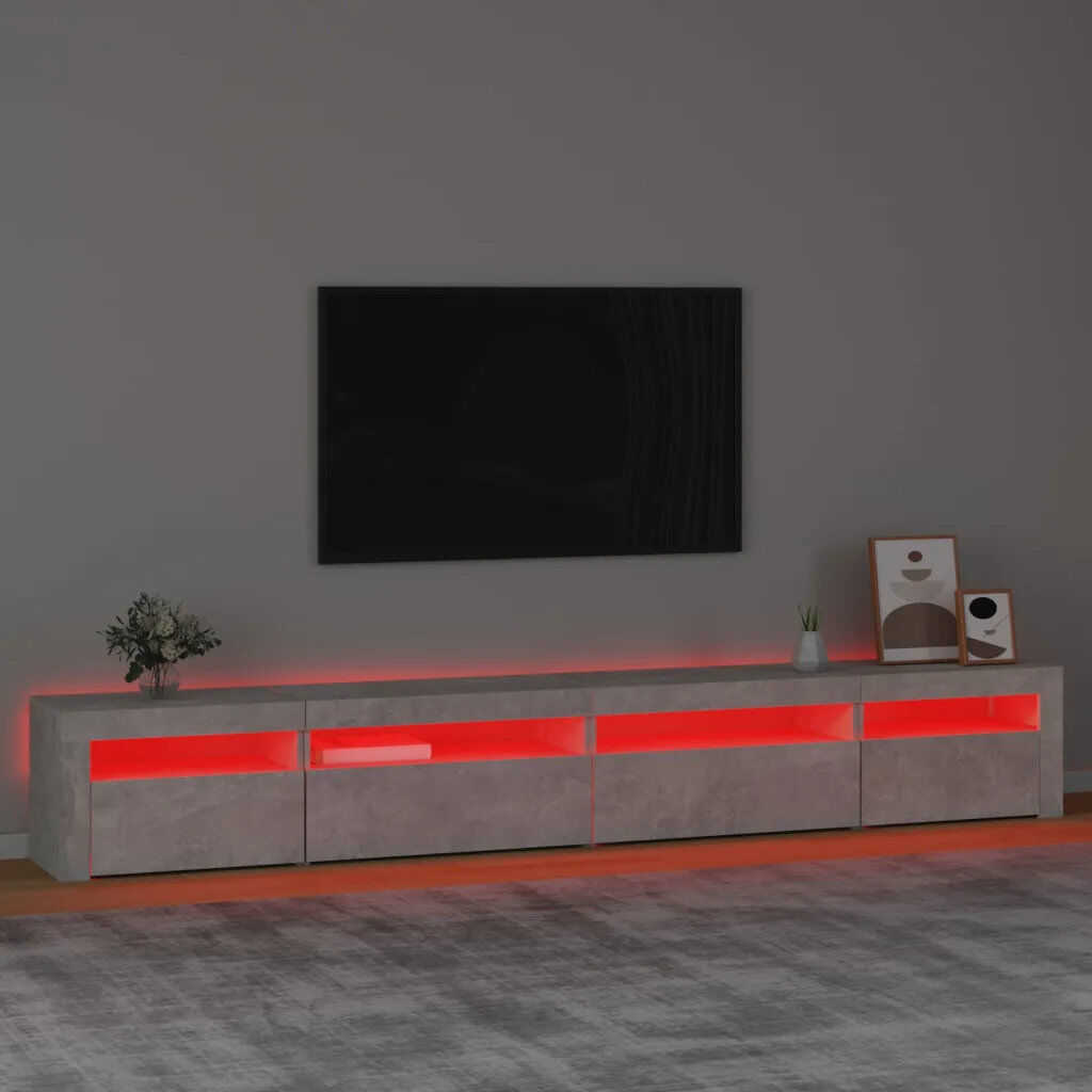 Metro Aneeya TV Stand for TVs up to 50" Concrete Grey 270cm