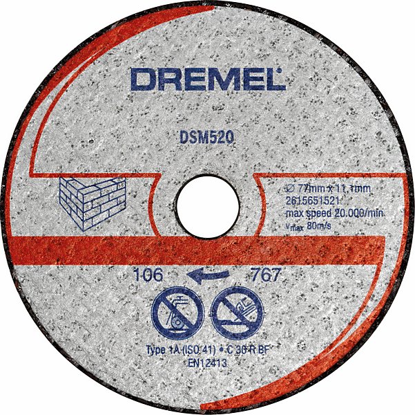 Bosch Dremel DSM20 Mauerwerk-Trennscheibe 2615S520JB