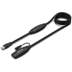 Unitek Wzmacniacz sygnału, przedłużacz USB 3.1 15m (15 m, USB 3.2 Gen 2), USB Kabel