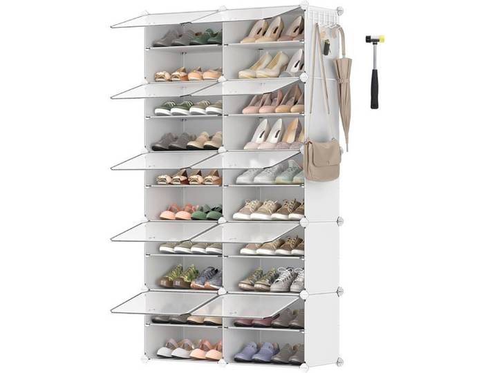 Étagère Chaussures 10 Compartiments – Modulable 30x40x30cm