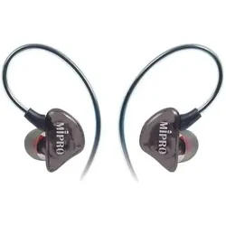 Mipro MI-58R Digitaler Stereo Taschenempfänger (8 h, Kabellos), Kopfhörer, Schwarz