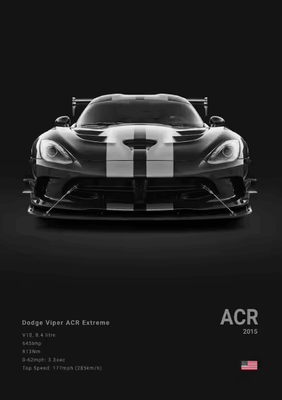 Inspire Curations Dodge Challenger SRT Hellcat Redeye Canvas Poster Modern Muscle Car Wall Art 5 50x70cm Unframed