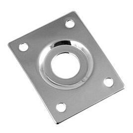 AllParts AP AP 0637-010 Rechteck. Buchsenpl. chr (Instrumenten Ersatzteile) (47163717)