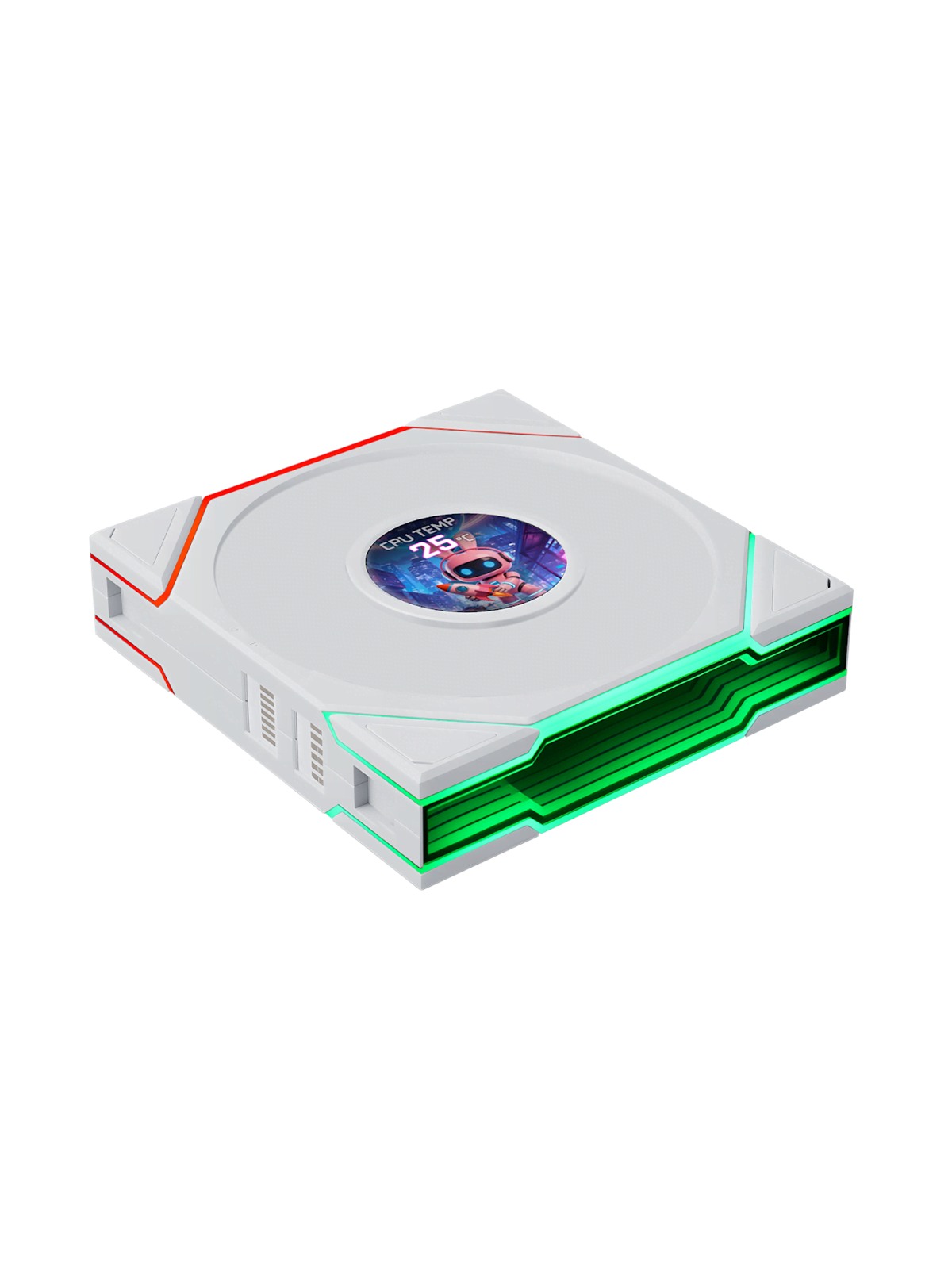 Lian Li UNI FAN TL LCD FLEX 120 Reversed - Gehäuselüfter - 120mm - Weiß mit RGB LED - 29 dBA