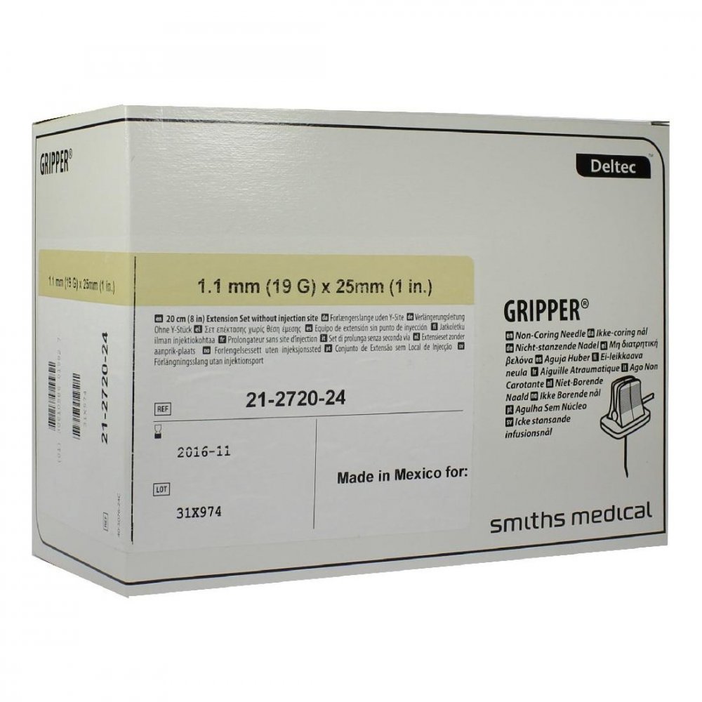 ICU Medical Deutschland GmbH Gripper Punktionsnadeln Totm 19 Gx25,4 mm 00435689