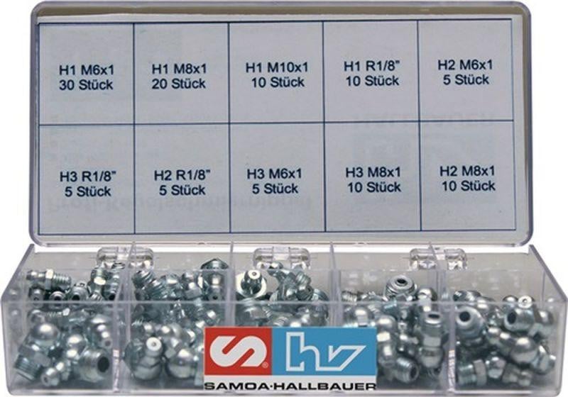 Samoa-Hallbauer Assortiment smeernippels, 110-delig