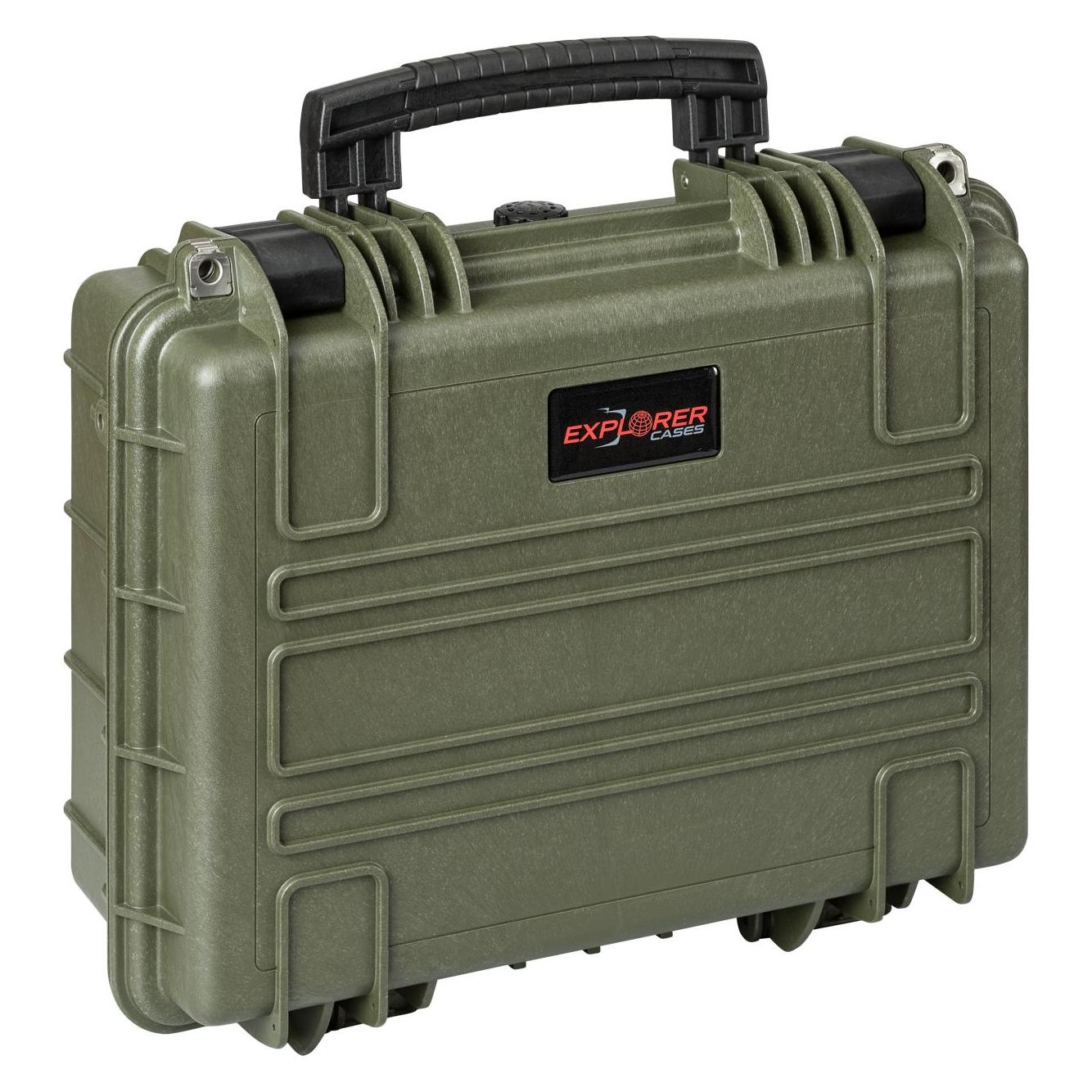 Explorer Cases Outdoor Koffer 3815HL.G green with pick & pluck foam (B x H x T (Fotokoffer, 15.90 l) (3815HL.G)