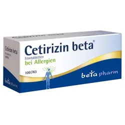CETIRIZIN beta Filmtabletten 100 St