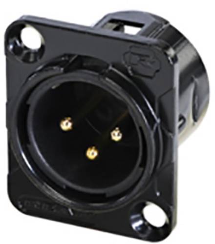Rean AV RC3MDL-B XLR-Steckverbinder Stecker, Einbau Polzahl: 3