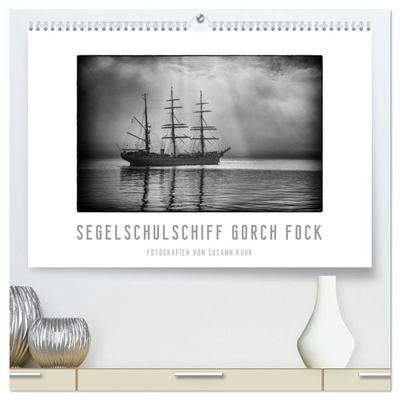 Gorch Fock - zeitlose Eindrücke (hochwertiger Premium Wandkalender 2027 DIN A2 quer), Kunstdruck in Hochglanz
