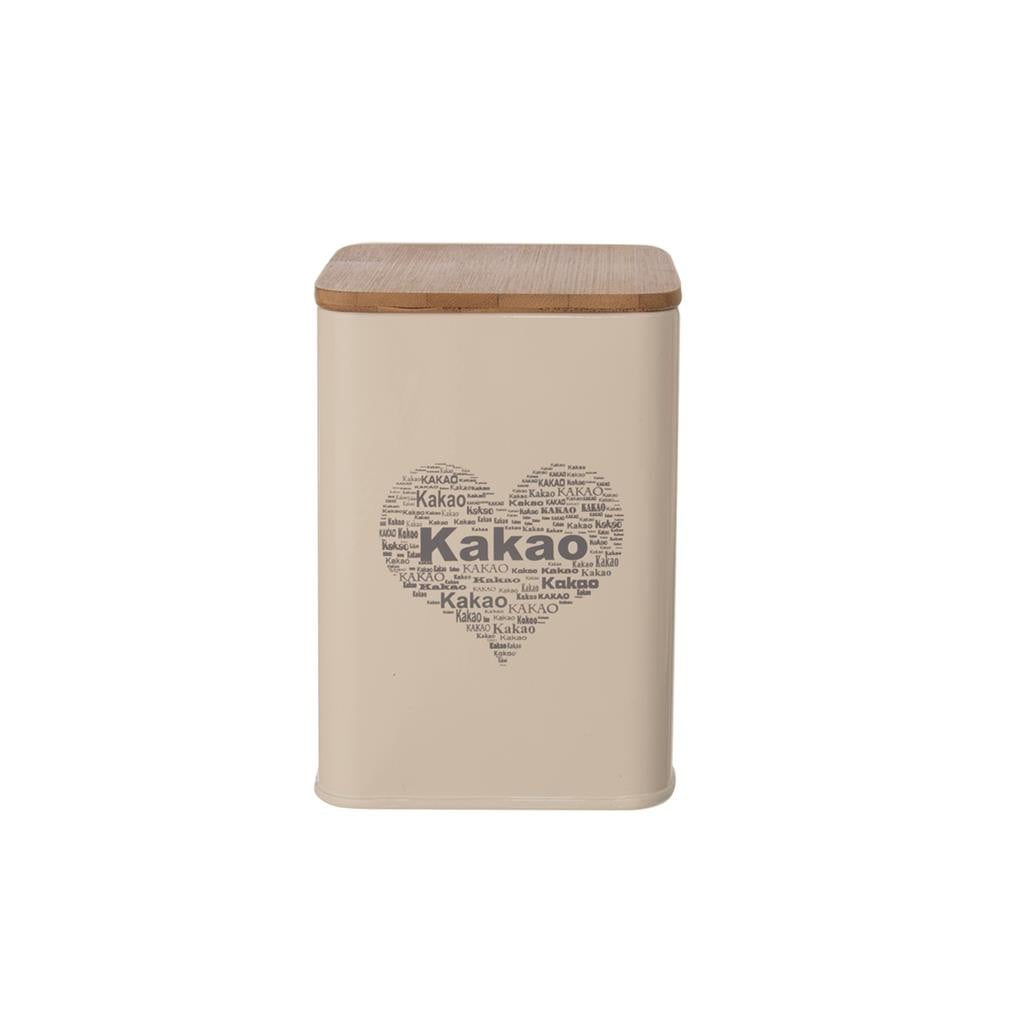 Orion Dose Blik Hout Kakao Hart 127514