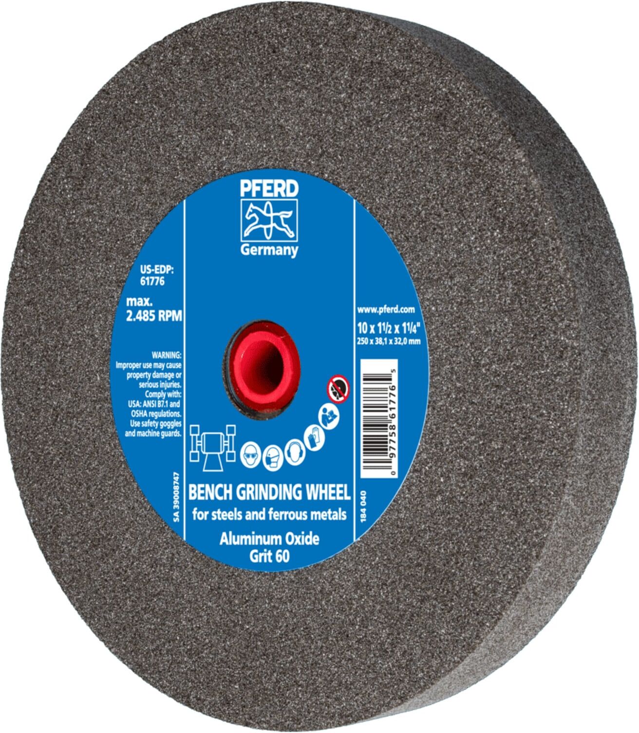 PFERD Bench Grinding Wheels BW 25040-51 AN 60 UNIVERSAL (39008747)