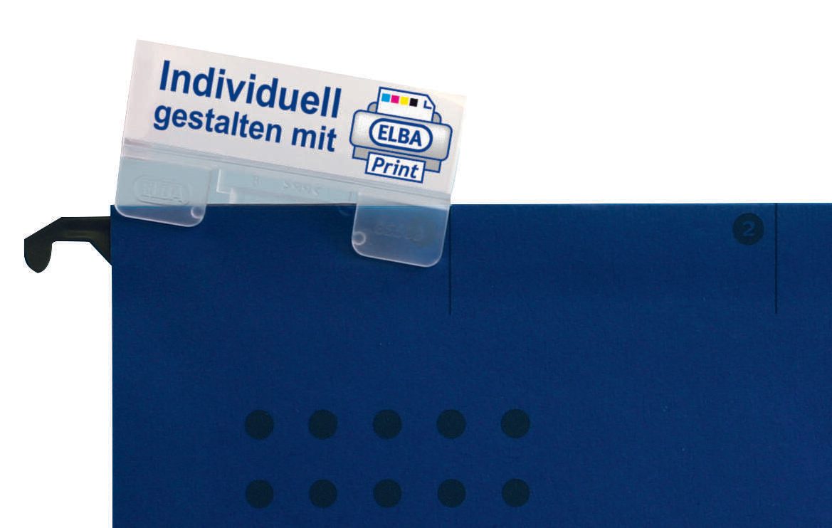 ELBA Vollsichtreiter Kunststoff transparent 100552070