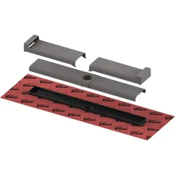 Tece drainline-Evo Duschrinne, farbig beschichtet, schwarz matt, 800 mm, 600807 600807