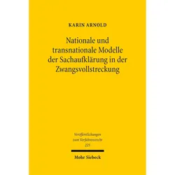 Nationale und transnationale Modelle der Sachaufklärung in der Zwangsvollstreckung, Fachbücher