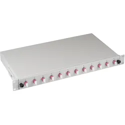 EFB Elektronik Spleissbox LC 50/125μ OM4 ausziehbar 48 Pigtails / 24 Kupplungen (Spleissbox), Zubehör Netzwerk