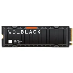 Western Digital Interne SSD-Festplatte »WD_BLACK SN850X NVMe« 1 TB mit Kühlkörper schwarz, 2.34x0.2x8 cm