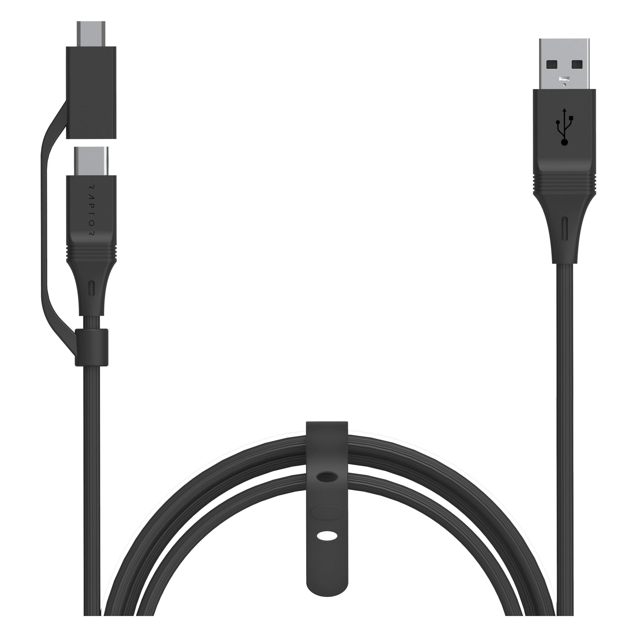 Raptor Gaming CCX200 Play & Charger Kabel - 2.75m (Xbox One S, Xbox One X, Xbox Series S, Xbox Series X) (RG-CCX200)