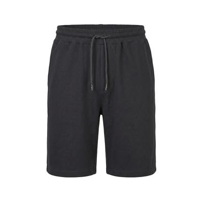 Shorts KLEINIGKEIT "Kleinigkeit Relaxel Schulz Shorts", Herren, Gr. S, US-Größen, asphalt grau, 70% Polyester, 30% Baumwolle, unifarben, normal, Hosen Shorts