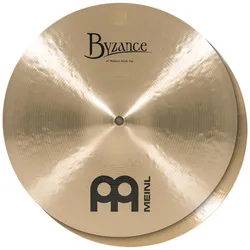 Meinl Cymbals B14MH - 14" Byzance Traditional  Medium Hihat - Hi-Hat-Becken