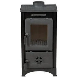 9008 Mini Antrazit – Kompakt, Leistungsstark und Stilvoll, Leistung: 7,09 kW, Kaminofen, Schwedenofen