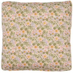 IB Laursen Boxkissenbezug Signe mit Bunten Blumen, 45 x 45, Signe