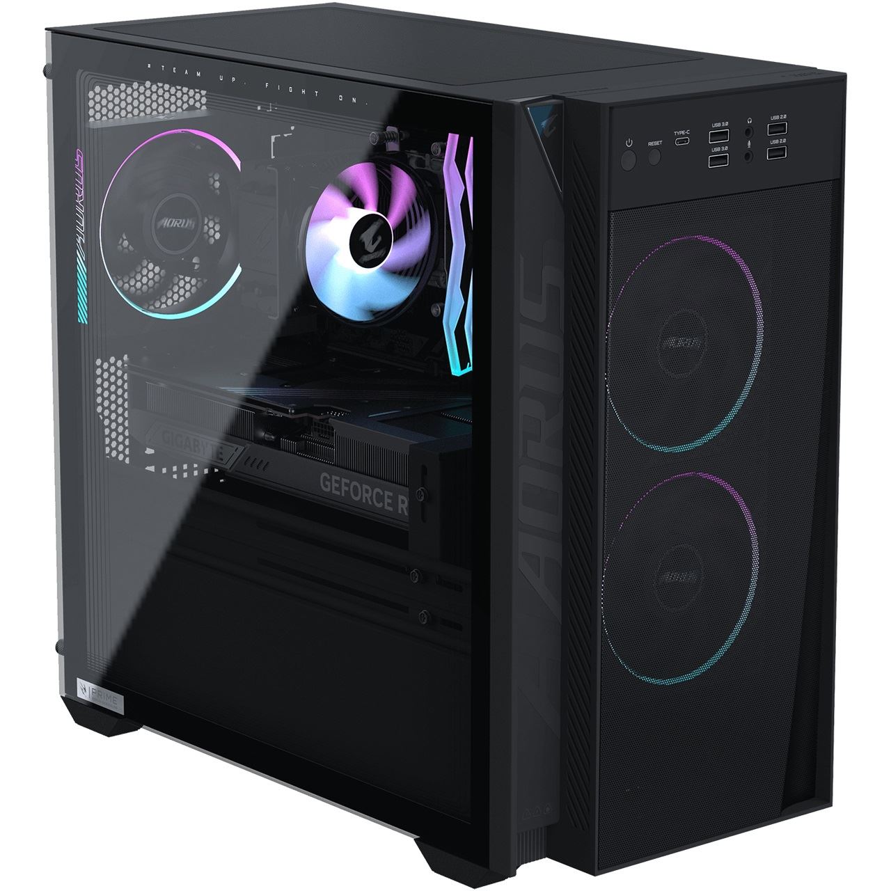 GigaByte AORUS PRIME 3 AP3A7N6-5111 (schwarz/transparent, Windows 11 Home)