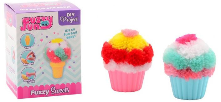 Basisset voor het maken van fluffy cupcakes in verschillende smaken