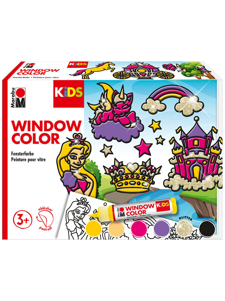 Marabu Window-Color "Prinzessin", 6x 25 ml - ab 3 Jahren - onesize