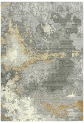 NAVATEXTURA Radiant Neutral Abstract Hand Carved Wool Blend Area Rug
