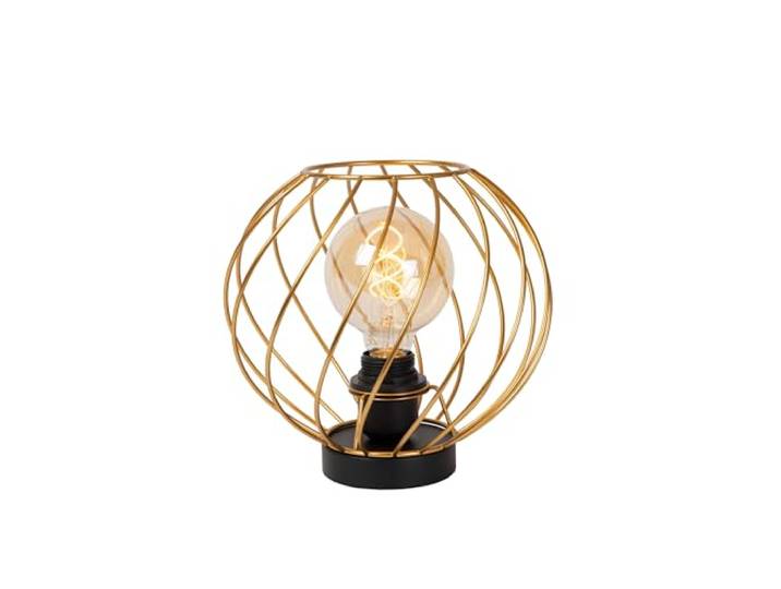 LUCIDE DANZA - Lampe de table - Ø 25 cm - 1xE27 - Or Mat/Laiton