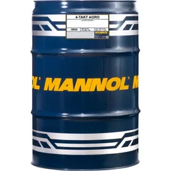 Mannol 7203 4-Takt Agro SAE 30 Rasenmäheröl Motoröl 208 Liter